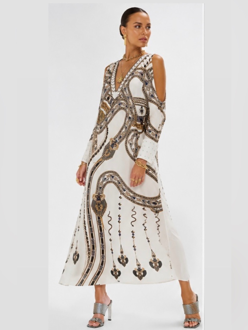 Camilla Goddess energy maxi dress